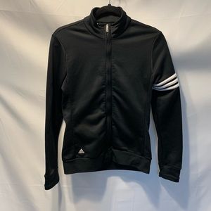 Adidas Black and White Stripes Jacket Size Small